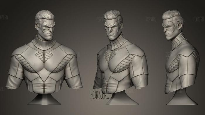 Nightwing stl model for CNC